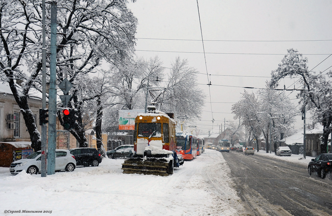 Таганрог, ВТК-01 № 345; Таганрог — 12.01.2015 Снегопад и его последствия.