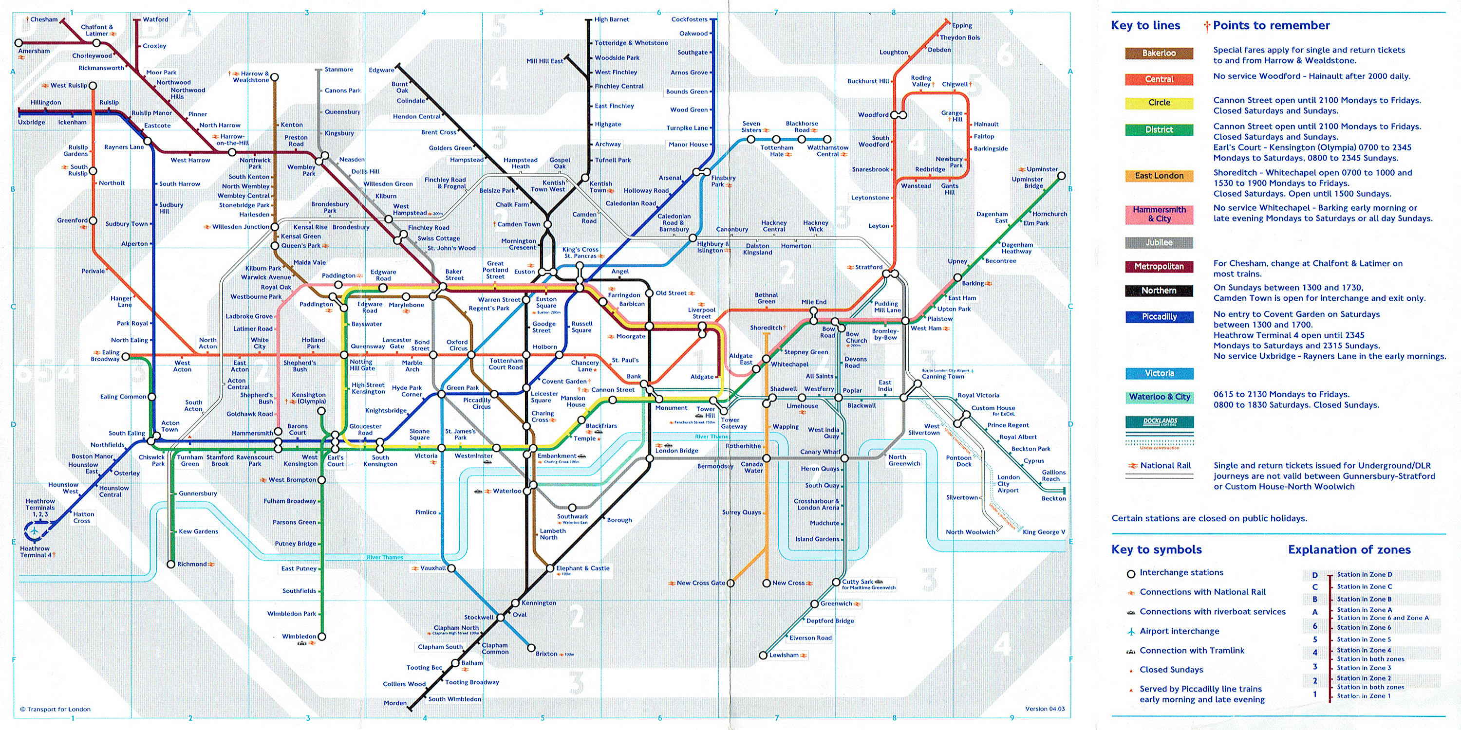 London — Underground — Maps