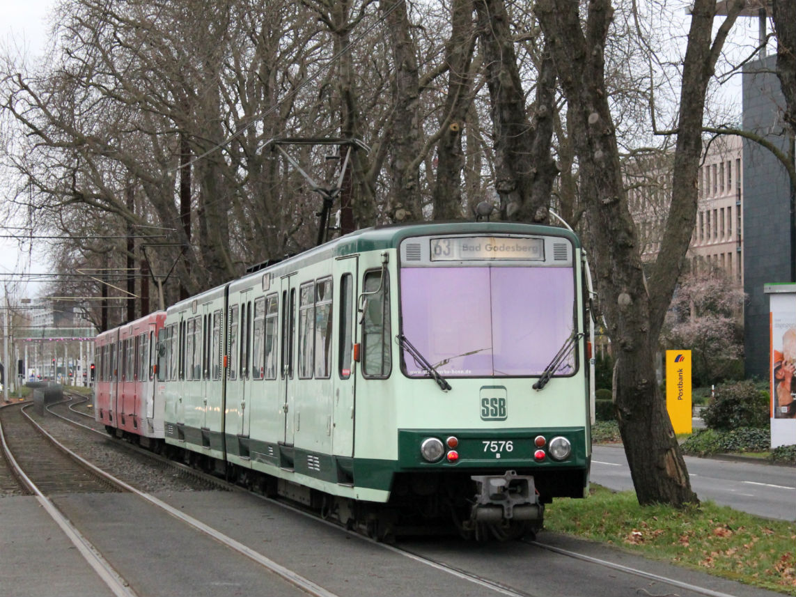 Bonn, Duewag B100S № 7576
