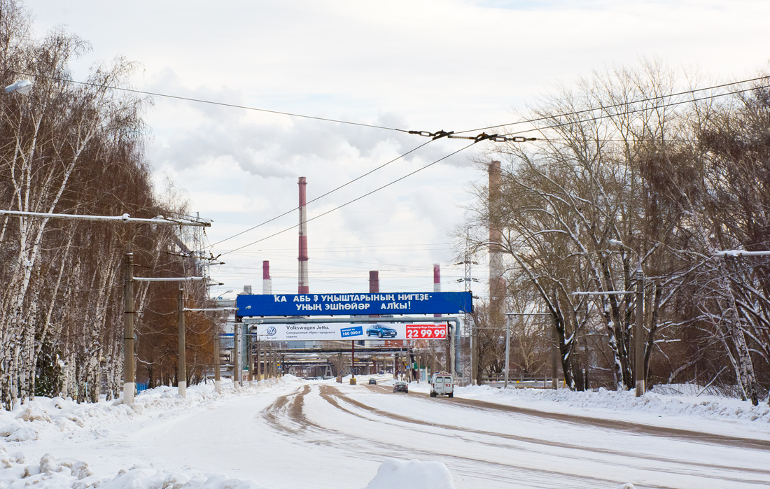 Sterlitamak — Trolleybus Lines and Infrastructure