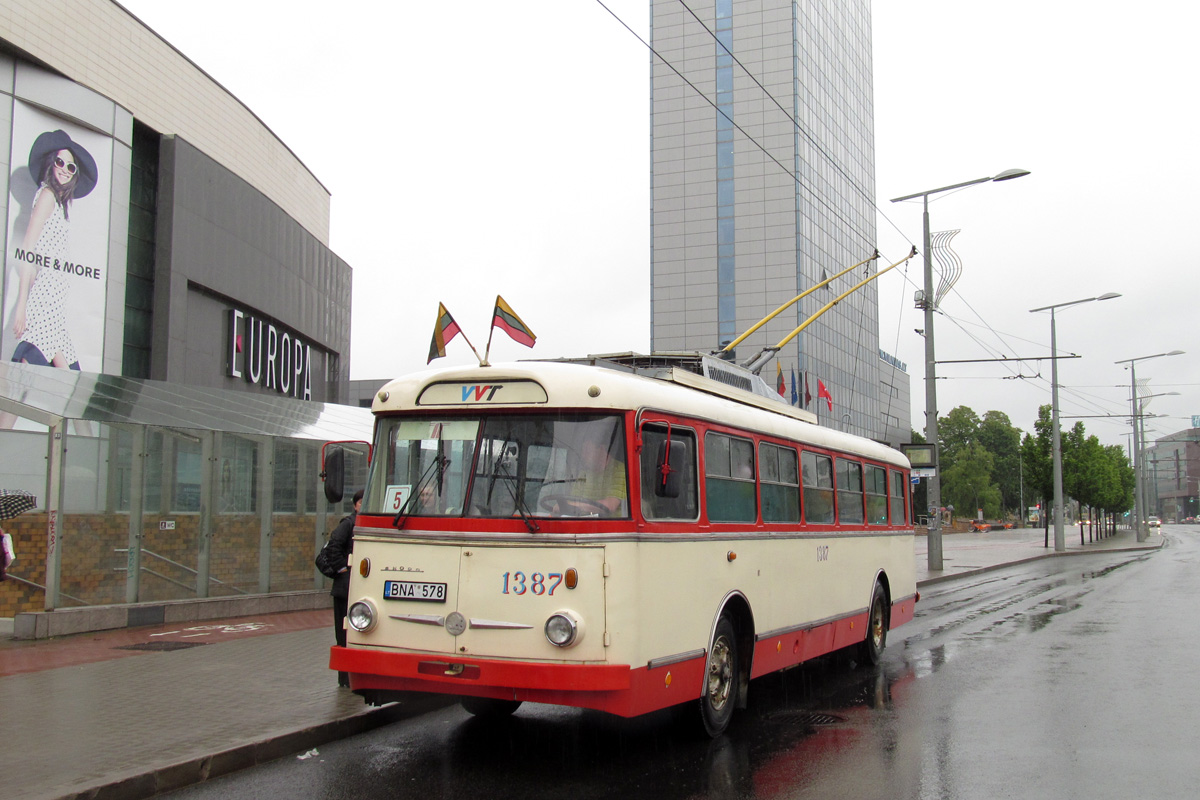 Вильнюс, Škoda 9TrH29 № 1387