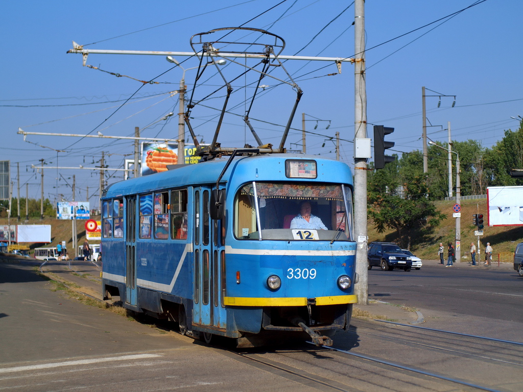 Одесса, Tatra T3R.P № 3309