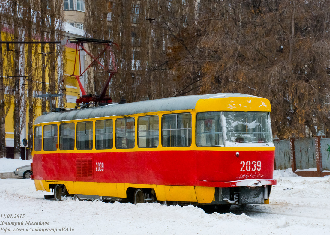 Уфа, Tatra T3D № 2039