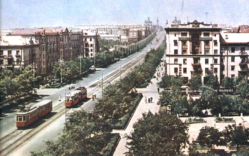 Zaporijjea — Tram line via Lenina (Sobornyi) Prospect