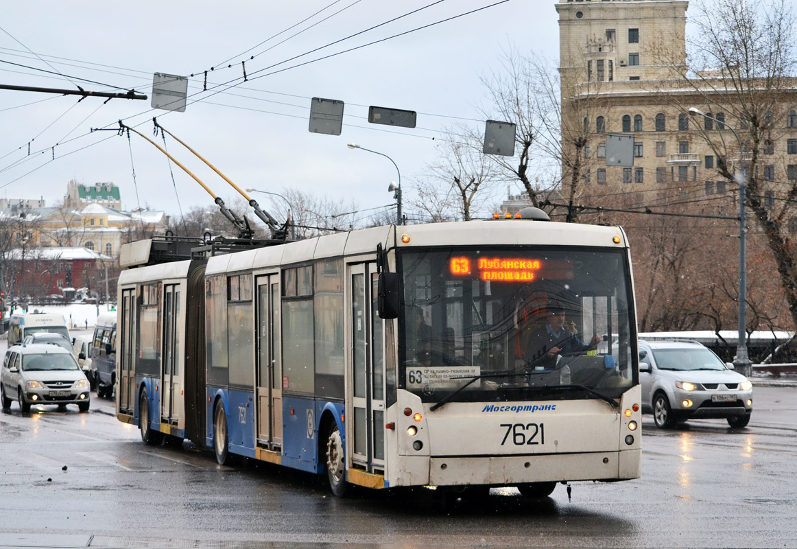 Москва, Тролза-6206.00 «Мегаполис» № 7621