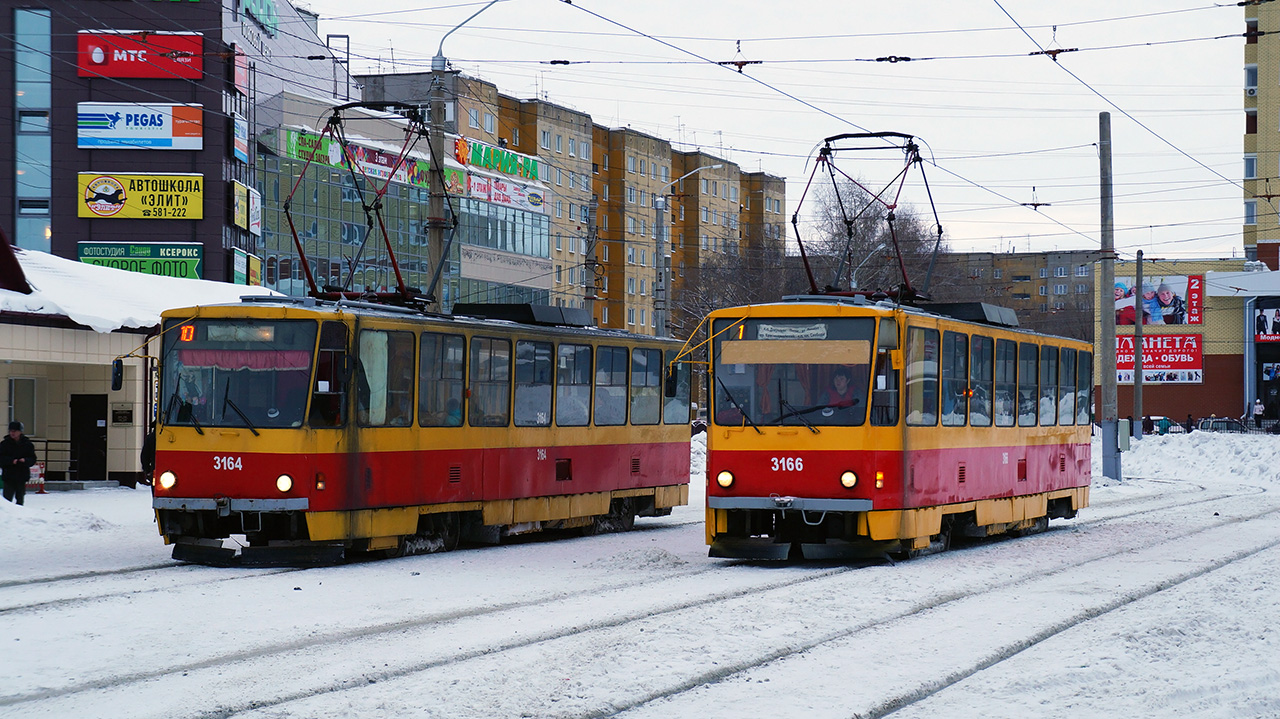 Barnaul, Tatra T6B5SU nr. 3164; Barnaul, Tatra T6B5SU nr. 3166
