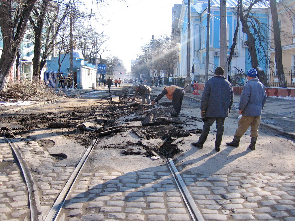 Одеса — 2006 — Реконструкция кольца «Парк Шевченко»