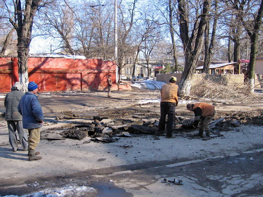 Одесса — 2006 — Реконструкция кольца «Парк Шевченко»