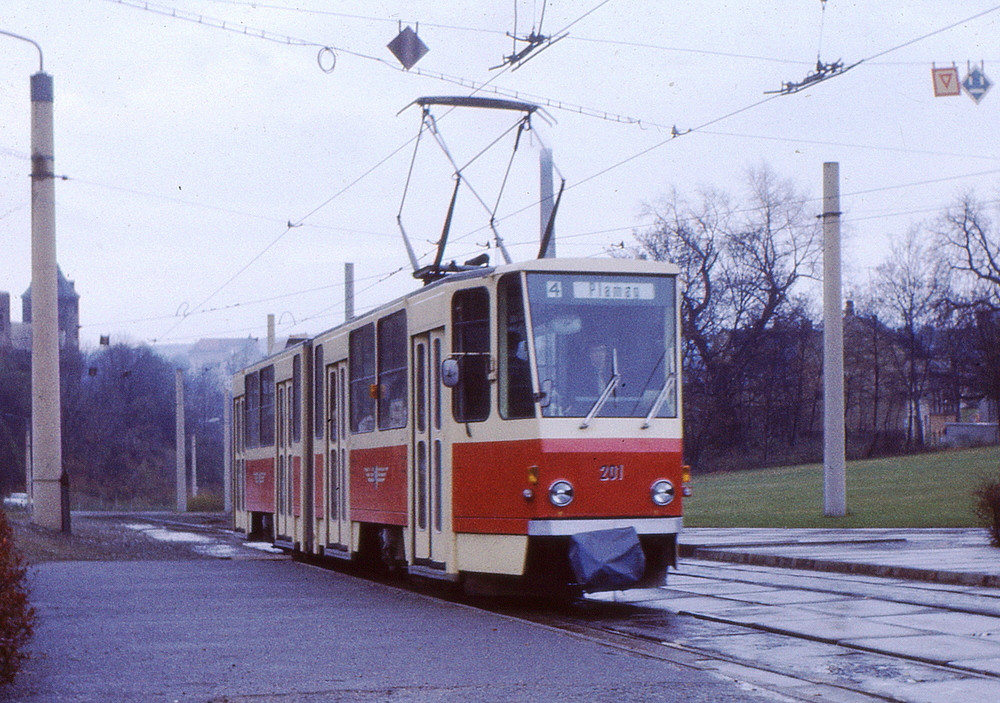 Плауэн, Tatra KT4D № 201; Плауэн — Старые фотографии