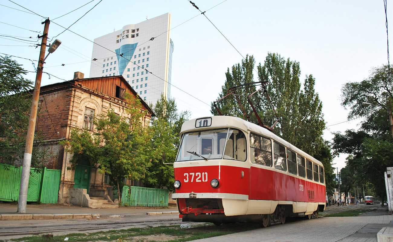 Донецк, Tatra T3SU (двухдверная) № 3720