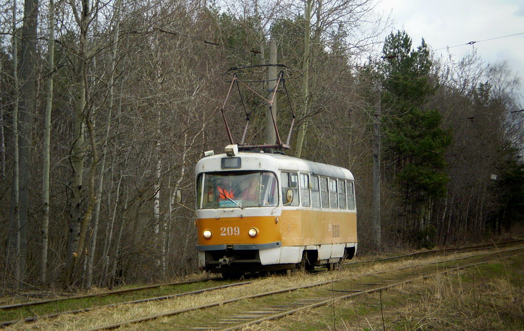 Цвер, Tatra T3SU № 209; Цвер — Трамвайные линии: Заволжский район (линия до дер. Старая Константиновка)