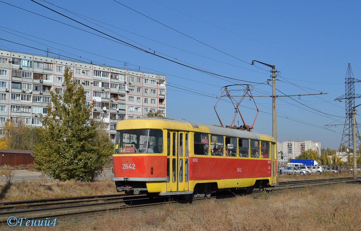 Volgograd, Tatra T3SU (2-door) Nr 2642