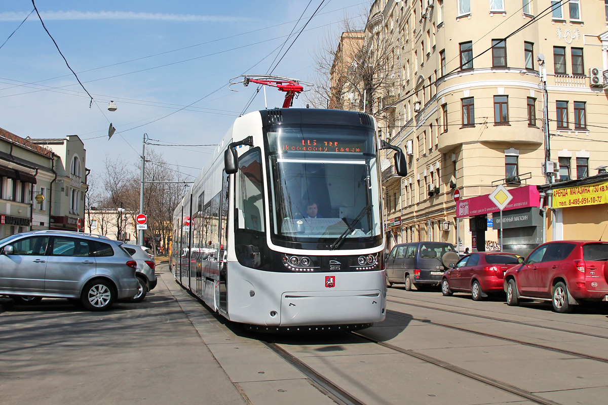 Moskva, 71-414 (Pesa Fokstrot) č. 3503; Moskva — Parade to115 years of Moscow tramway on April 12, 2014