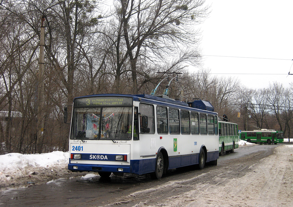 Харьков, Škoda 14Tr18/6M № 2401