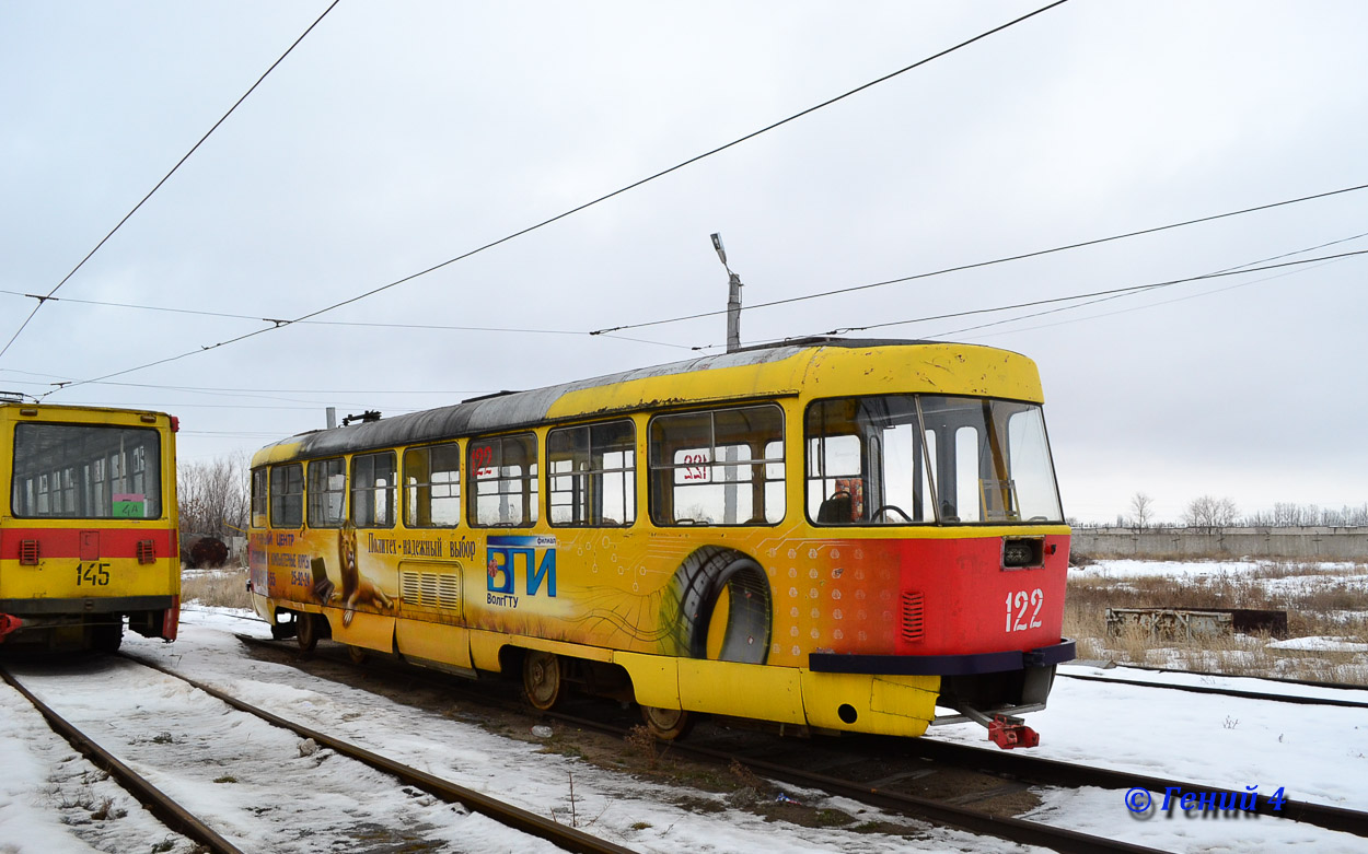 Волжский, Tatra T3SU № 122; Волжский — Трамвайное депо