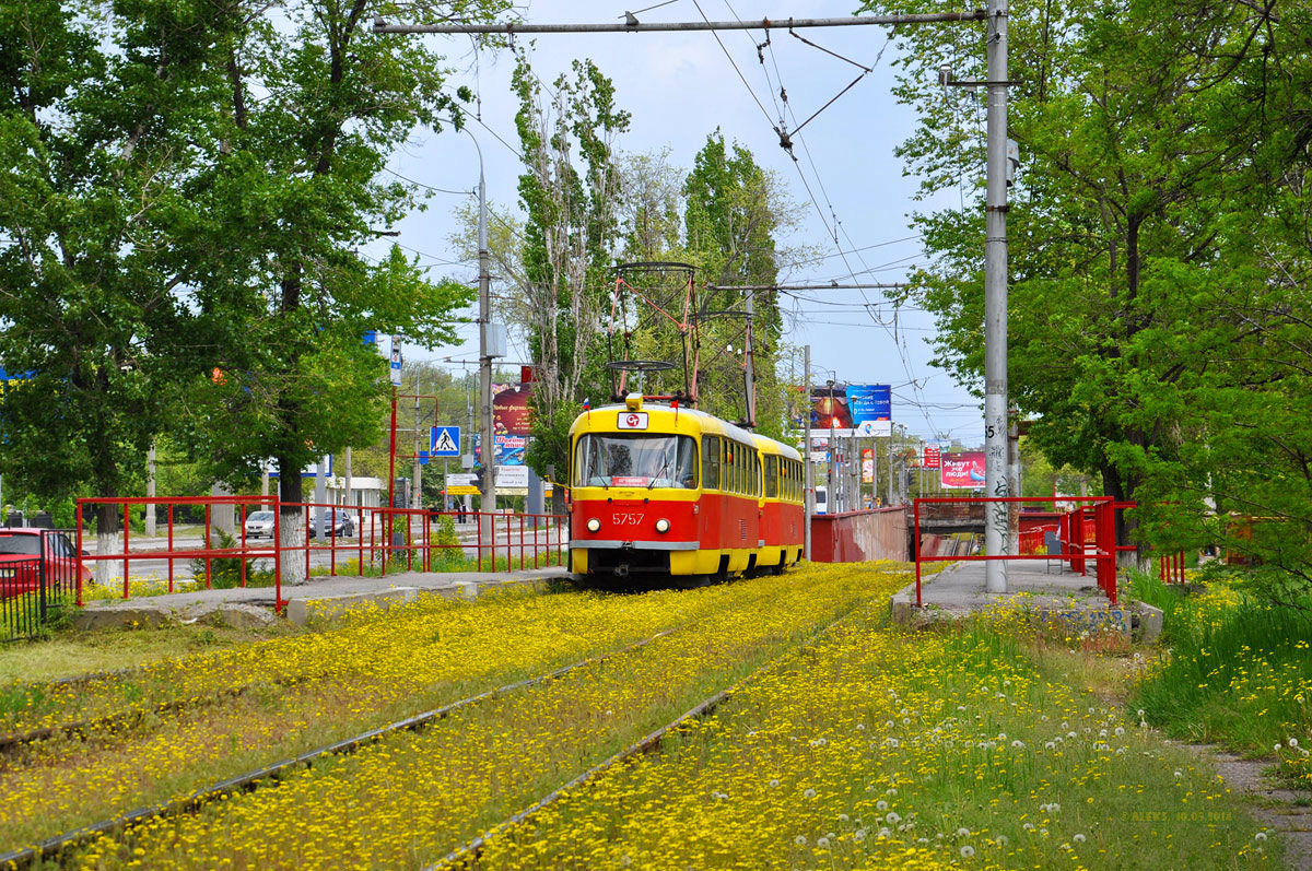 Волгоград, Tatra T3SU № 5757