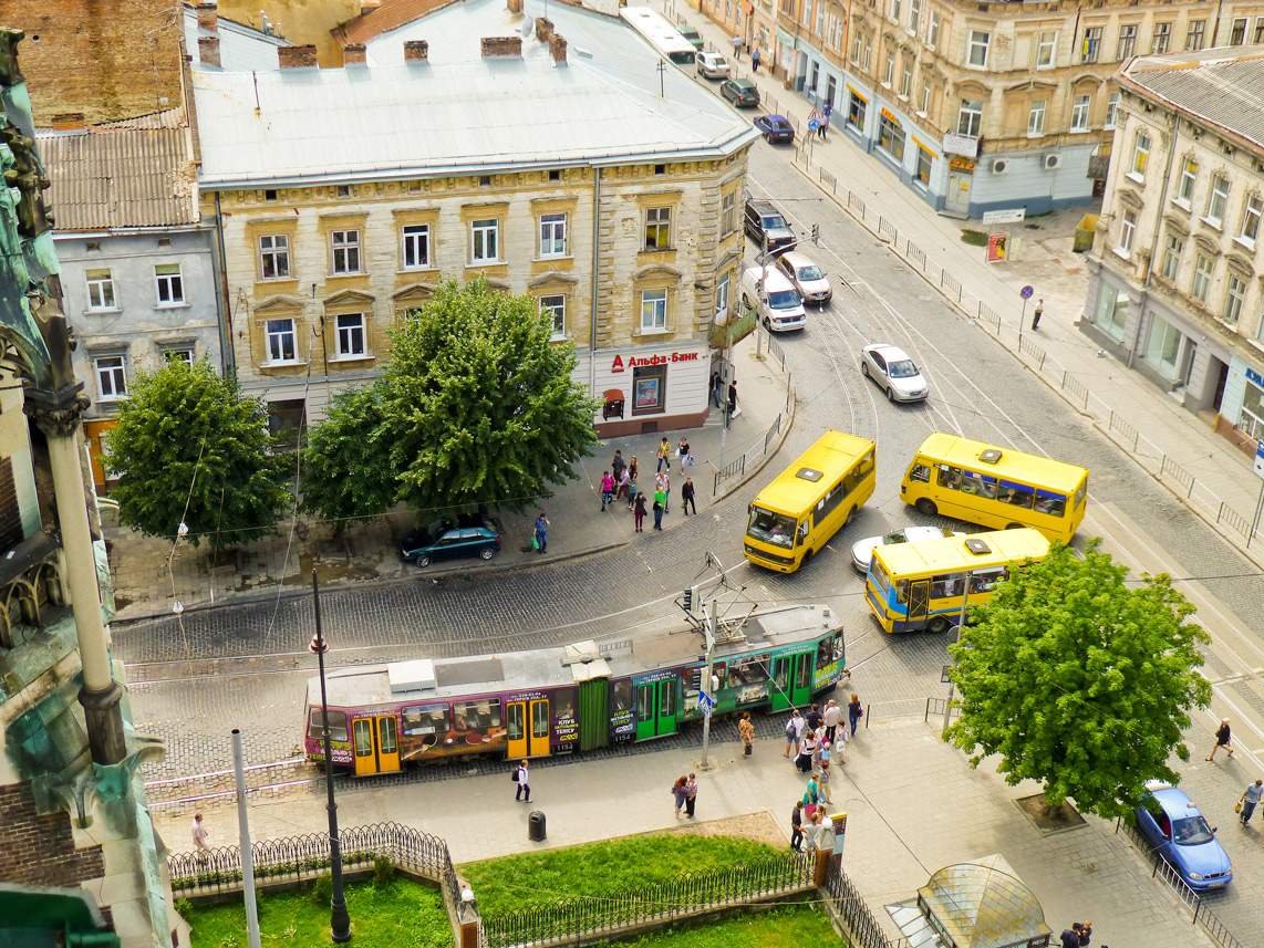 Lviv, Tatra KT4D № 1154