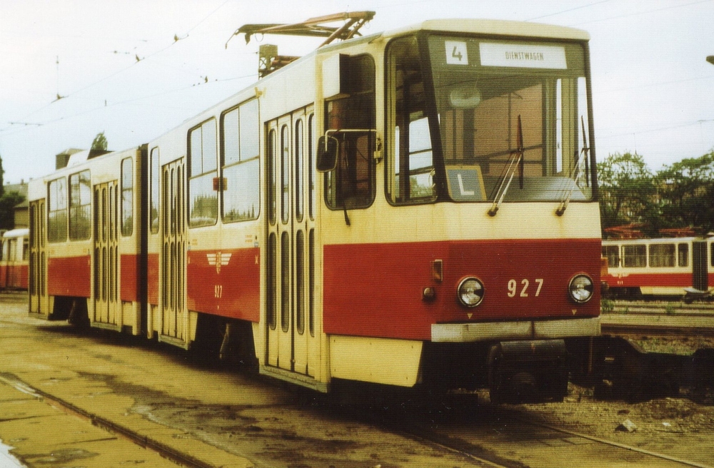 Цвиккау, Tatra KT4DM № 927; Цвиккау — Старые фотографии