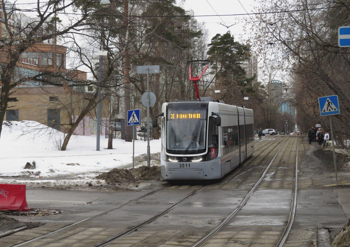 Москва, 71-414 (Pesa Fokstrot) № 3511