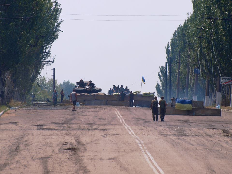 Vuhlehirsk — Network damage due to military unrest
