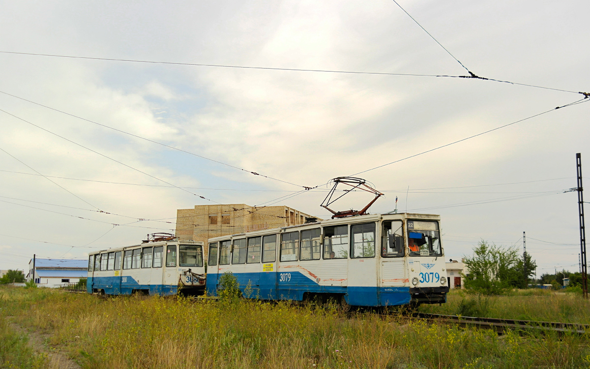 Магнитогорск, 71-605 (КТМ-5М3) № 3080; Магнитогорск, 71-605 (КТМ-5М3) № 3079