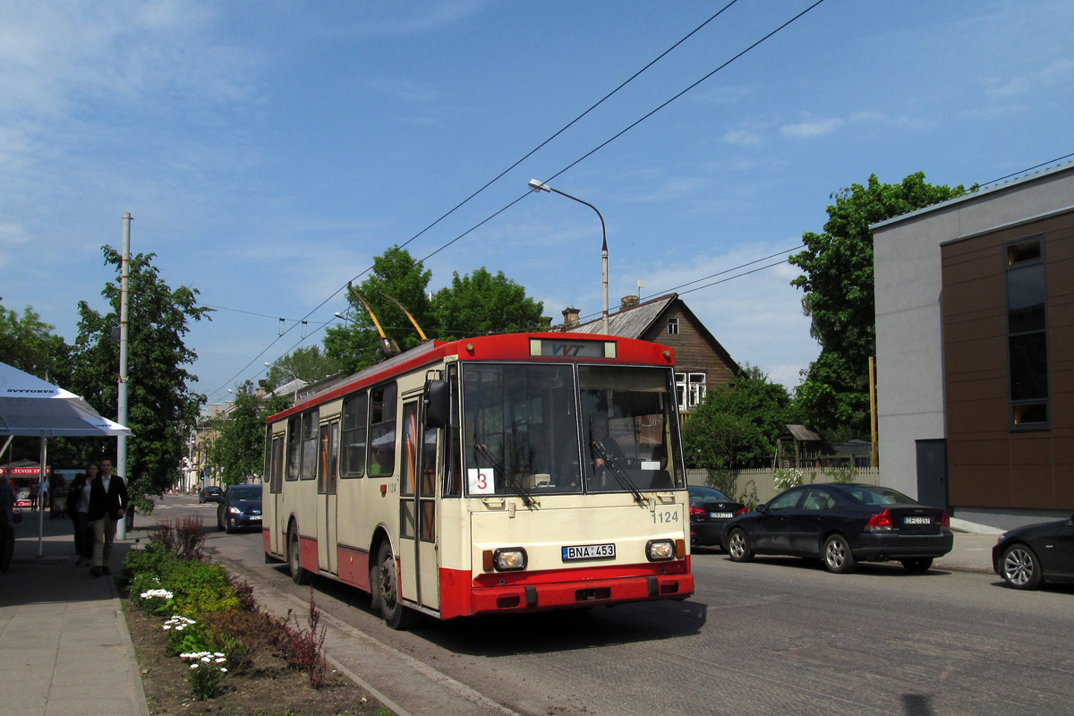 Вільнюс, Škoda 14Tr08/6 № 1124