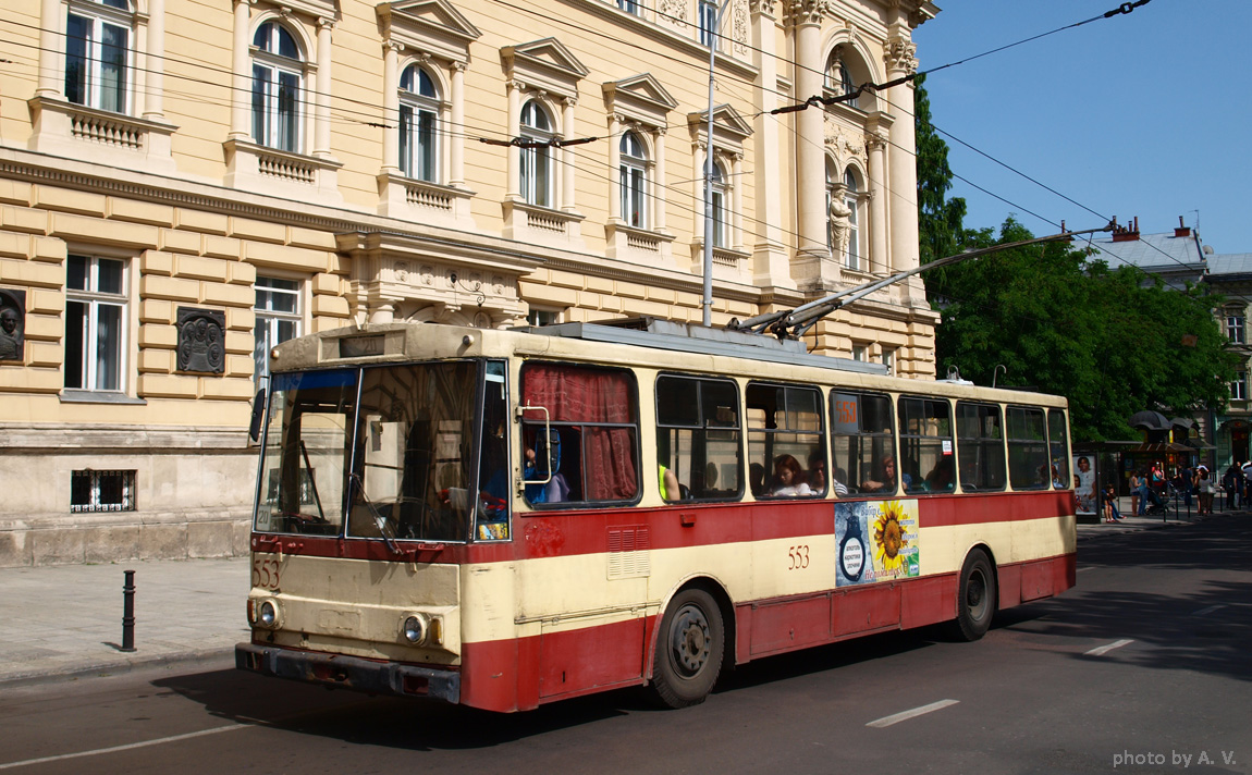 Lviv, Škoda 14Tr89/6 № 553
