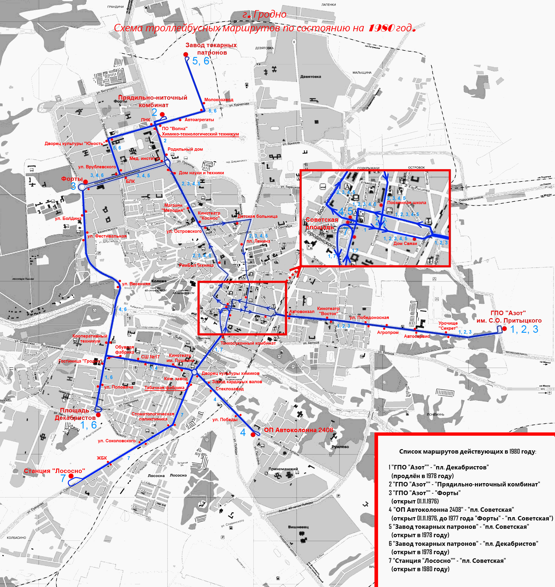 Grodno — Maps