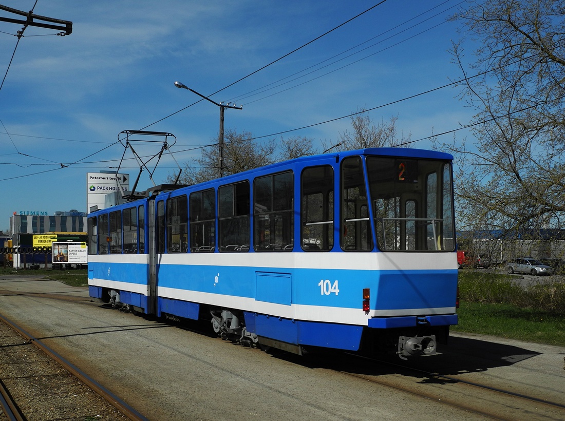 Таллин, Tatra KT4SU № 104