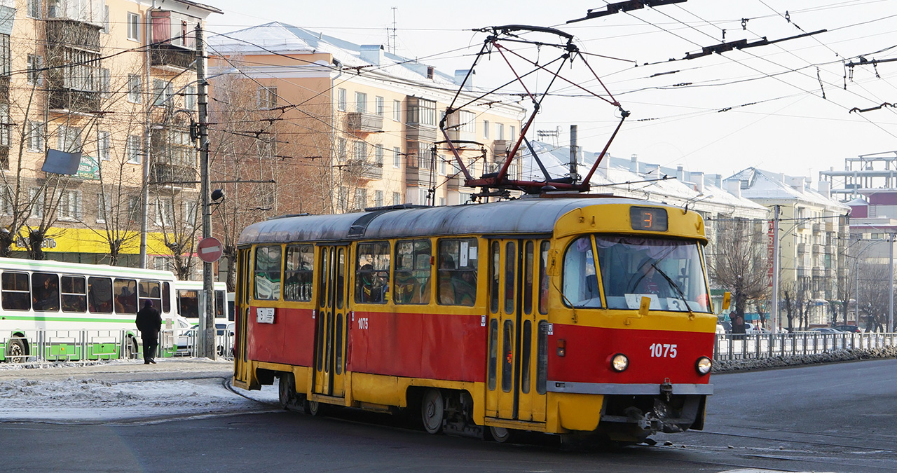 Барнаул, Tatra T3SU № 1075