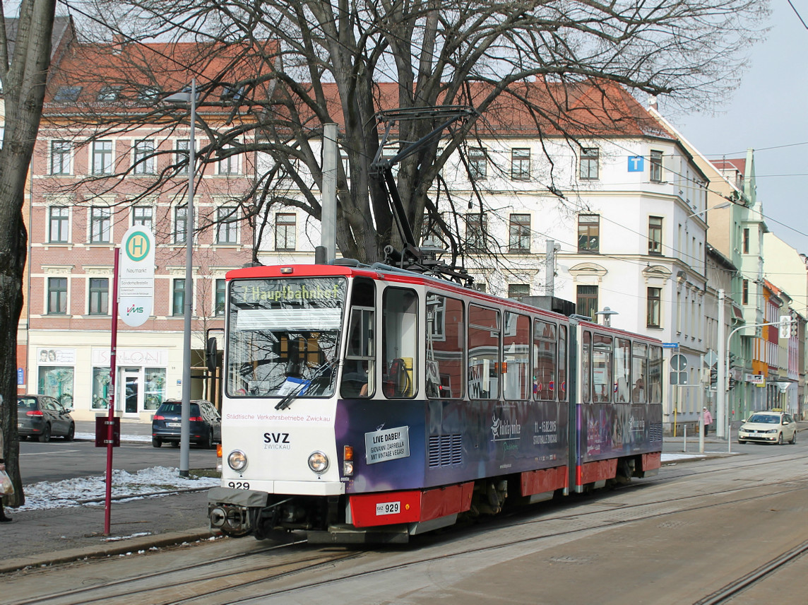 Zwickau, Tatra KT4DMC № 929