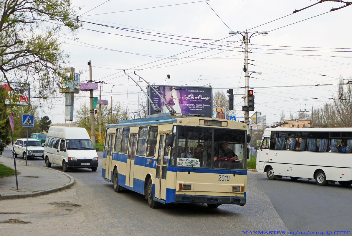 Кримський тролейбус, Škoda 14Tr02/6 № 2010