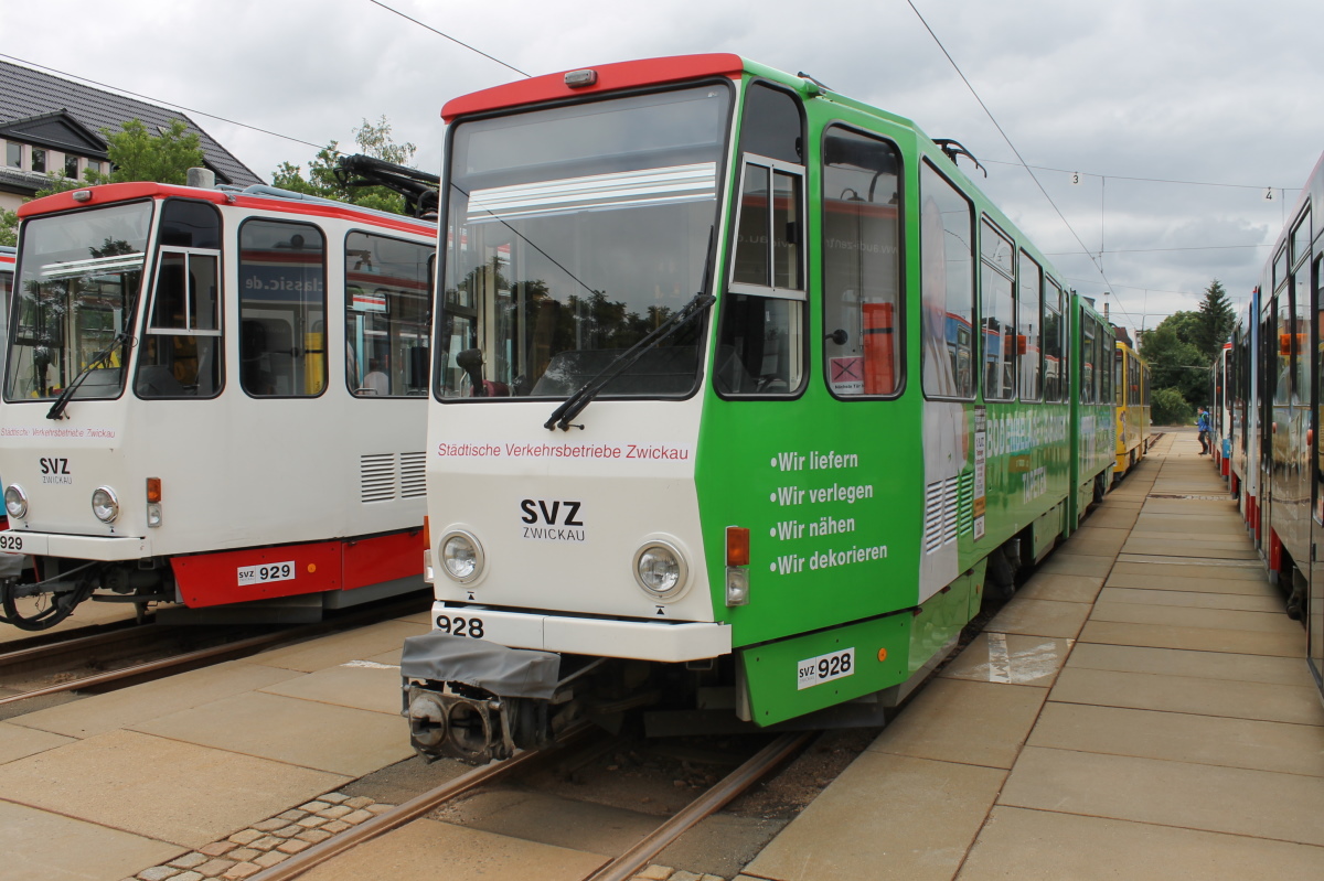 Цвиккау, Tatra KT4DMC № 928; Цвиккау — Юбилей: 120 лет трамваю в Цвиккау (14.06.2014)