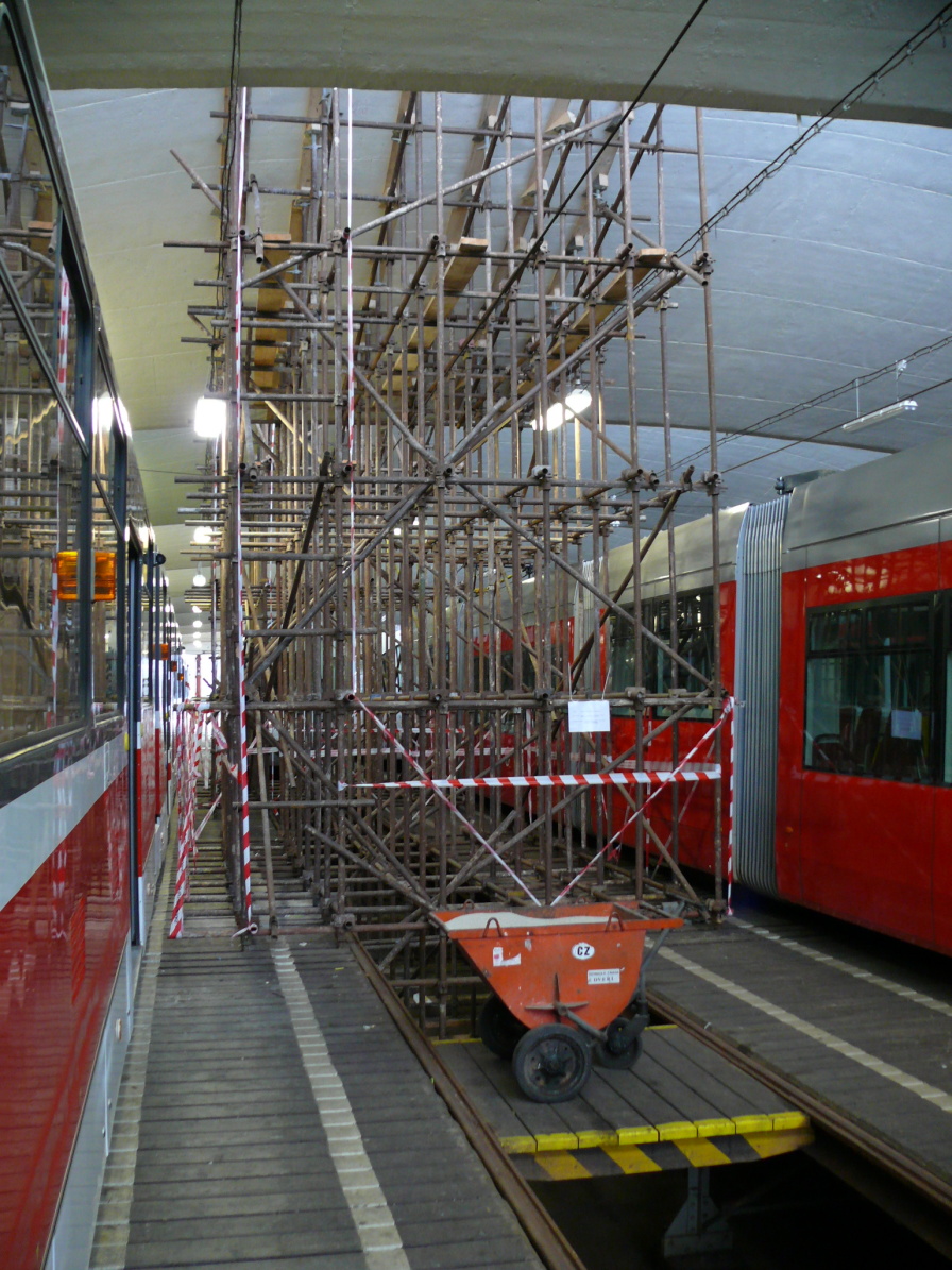 Prága — Tram depots