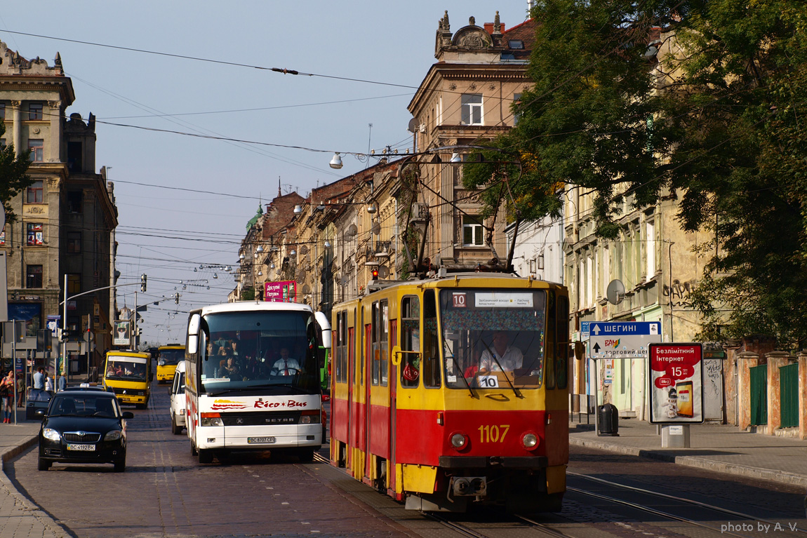 Lviv, Tatra KT4SU № 1107