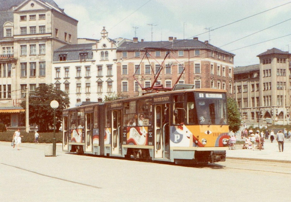 Плауэн, Tatra KT4D № 204; Плауэн — Старые фотографии