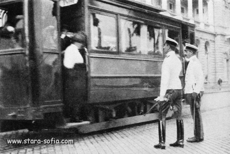 София — Исторически снимки — Трамвайни мотриси (1901–1942)