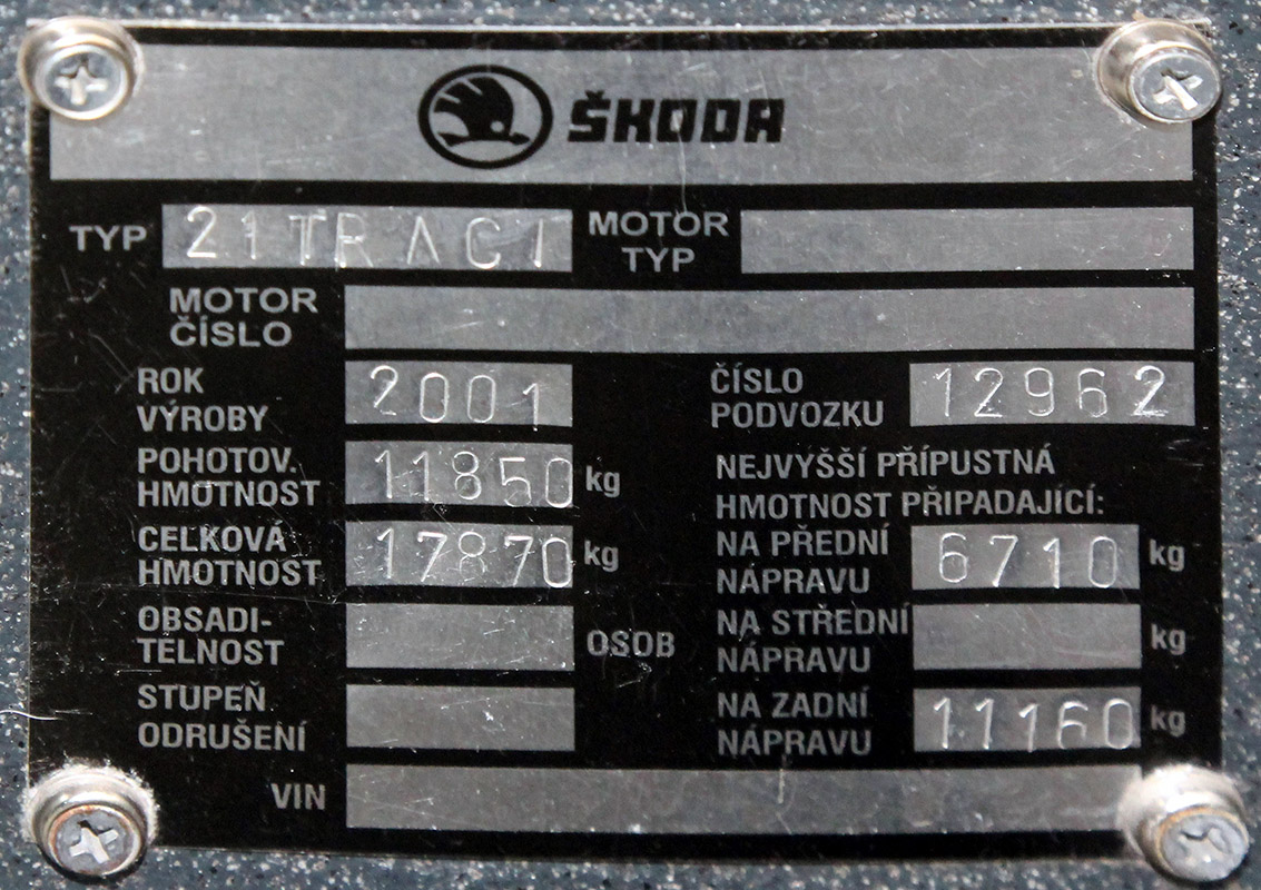 Plzeň, Škoda 21TrACI № 482