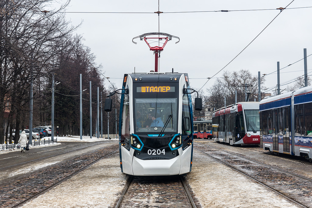 Москва, Stadler B85300М «Метелица» № 0204