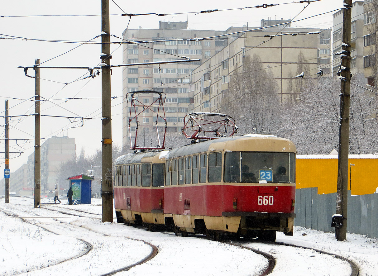 Харьков, Tatra T3SU № 660