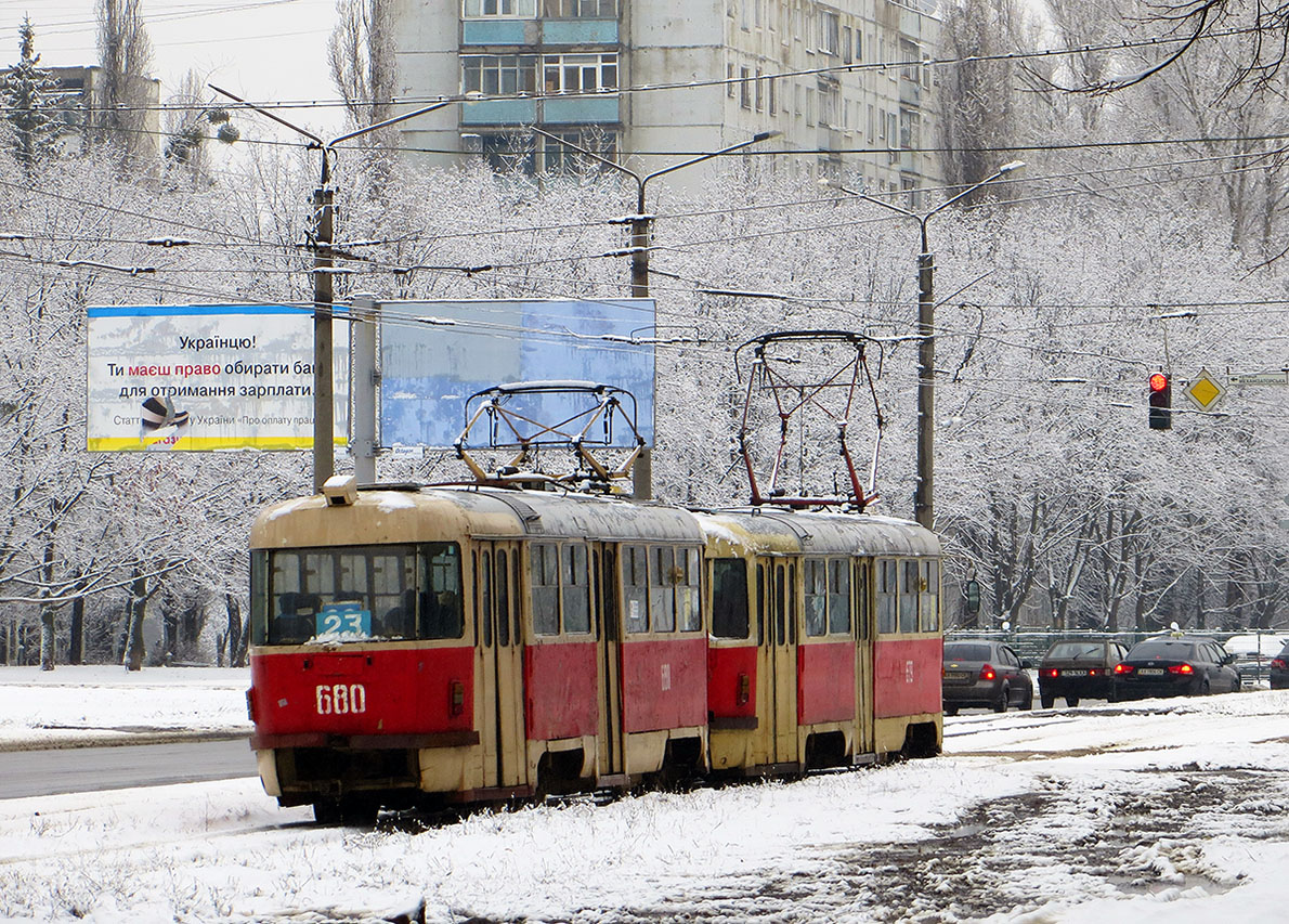 Kharkiv, Tatra T3SU # 680