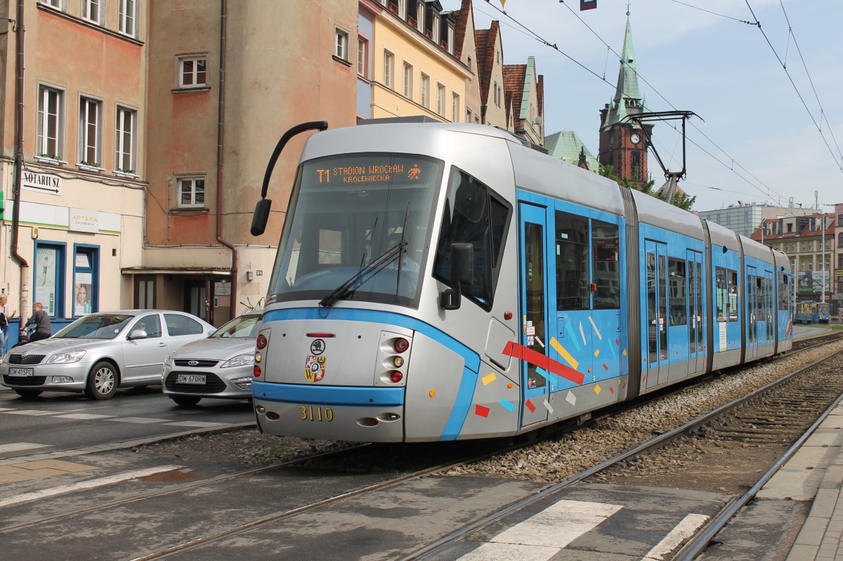 Wrocław, Škoda 19T Elektra # 3110