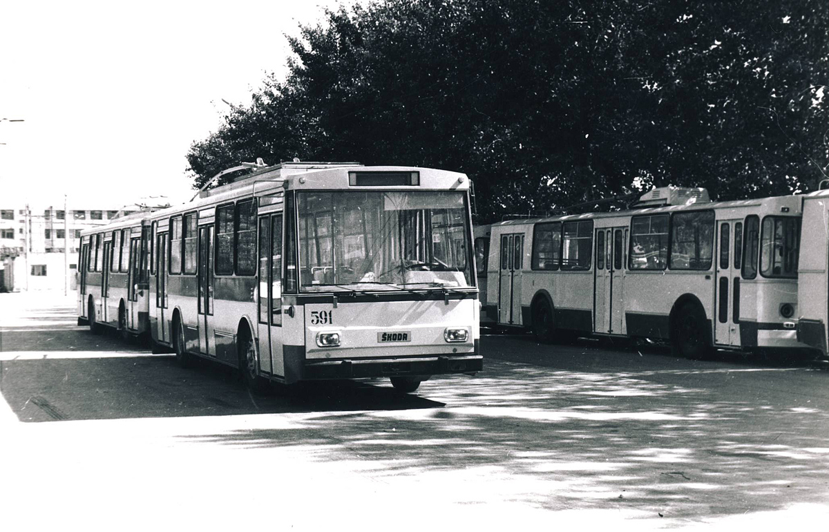 Baku, Škoda 14Tr01 — 591; Baku — Old Photos (trolleybus)