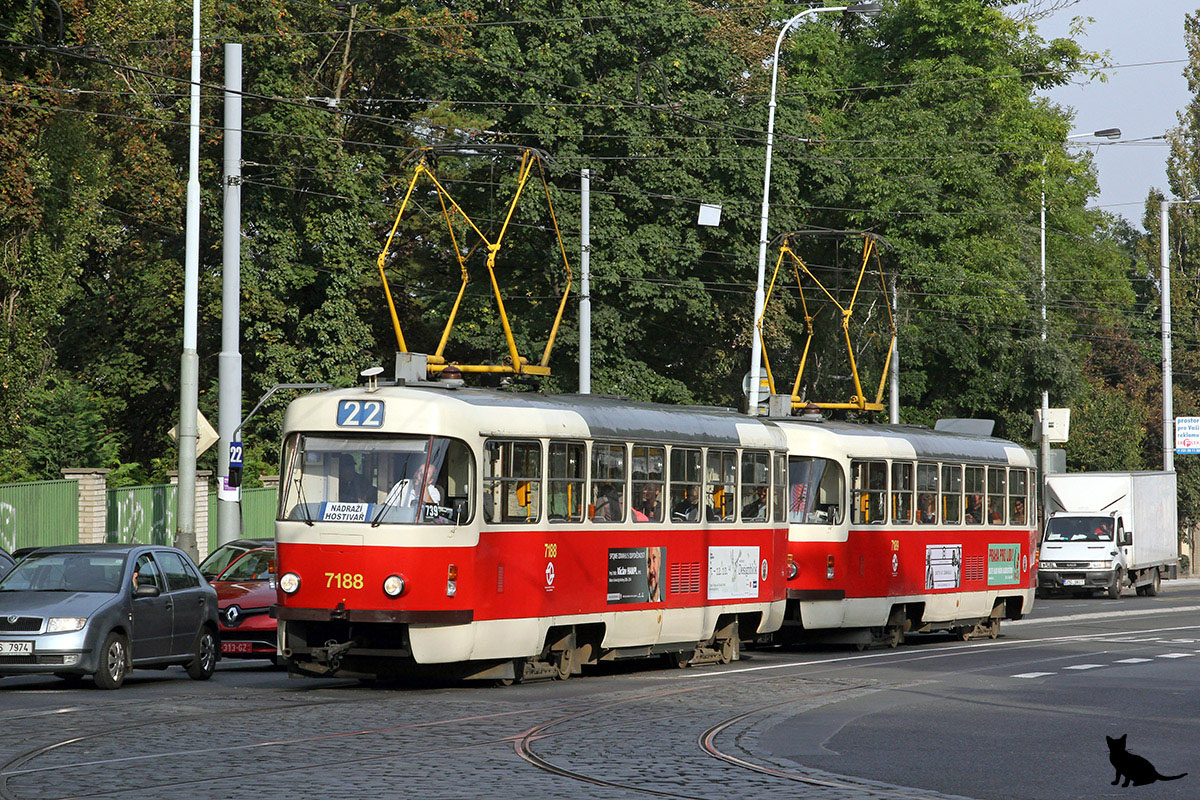 Prague, Tatra T3SUCS N°. 7188
