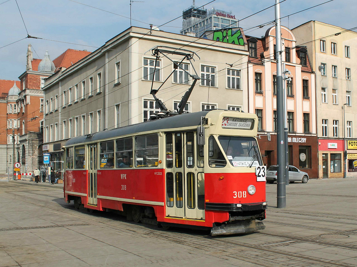 Силезские трамваи, Konstal 13N № 308