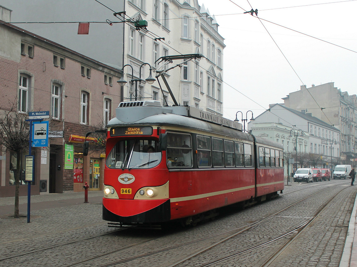 Silesia trams, SGP Type E1 # 946