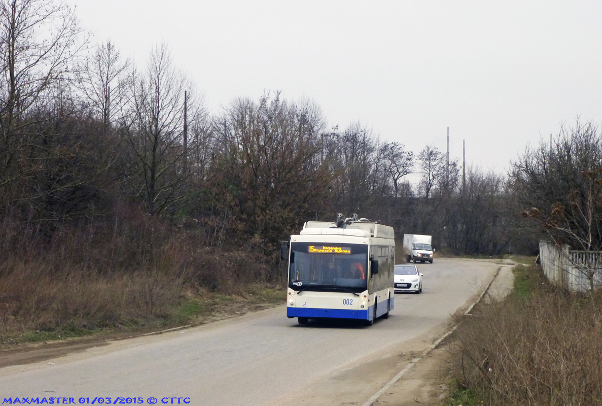 Trolleybus de Crimée, Trolza-5265.00 “Megapolis” N°. 002