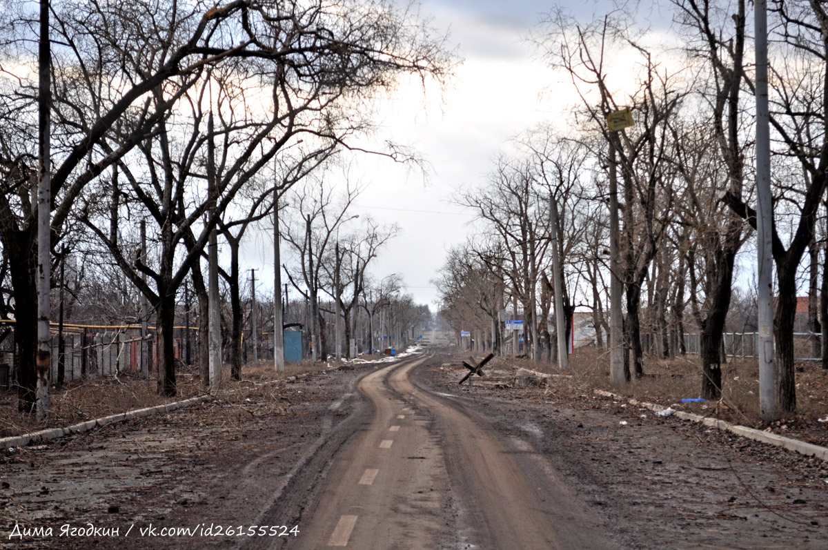 Донецк — Повреждения от военных действий