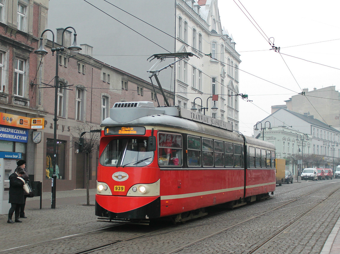 Silesia trams, SGP Type E1 № 939