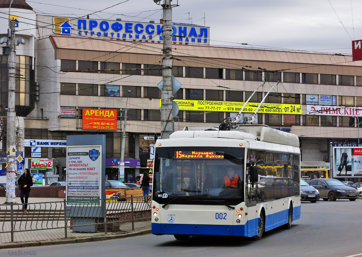 Crimean trolleybus, Trolza-5265.00 “Megapolis” № 002